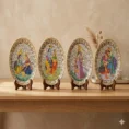 Marble jali decoration thali