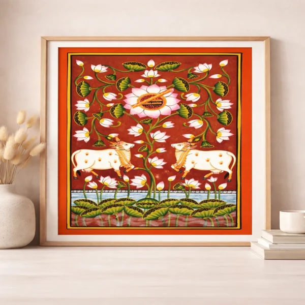 Pichwai Painting on cloth1 Pichwai Painting on cloth1
